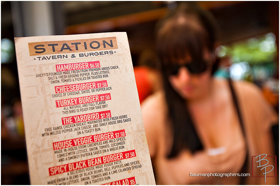 Station Tavern and burgers menu  